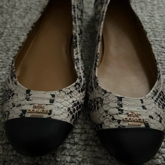 Coach Chelsea snakeprint flat - Picture 3 of 4
